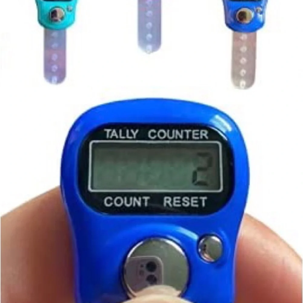 Electronic Finger Counter(3 Pack)5 Digit LCD Digital Display Tally Counter.